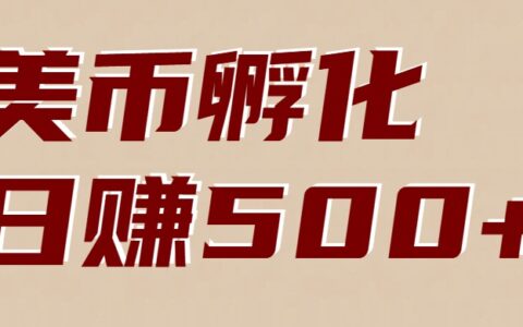 美币孵化项目：实测电脑自动化赚美金方法，新手轻松上手指南