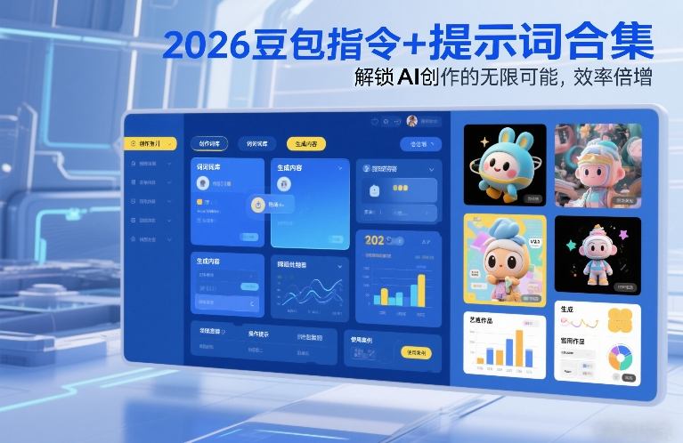 2026豆包指令+提示词合集：AI创作效率倍增与变现实战指南