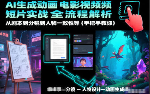 AI动画电影全流程实操攻略：从剧本到人物一致性的被动收入变现指南