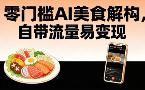 2025零门槛AI美食解构：自带流量变现实战指南