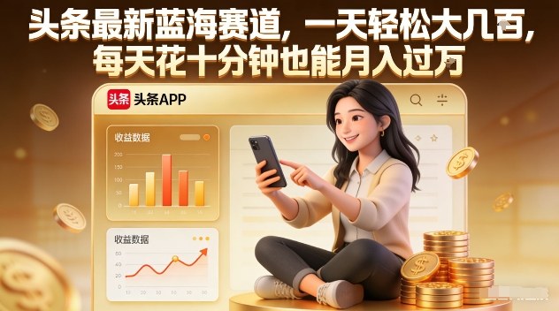 2025头条蓝海项目实测：每天十分钟，被动收入实战指南