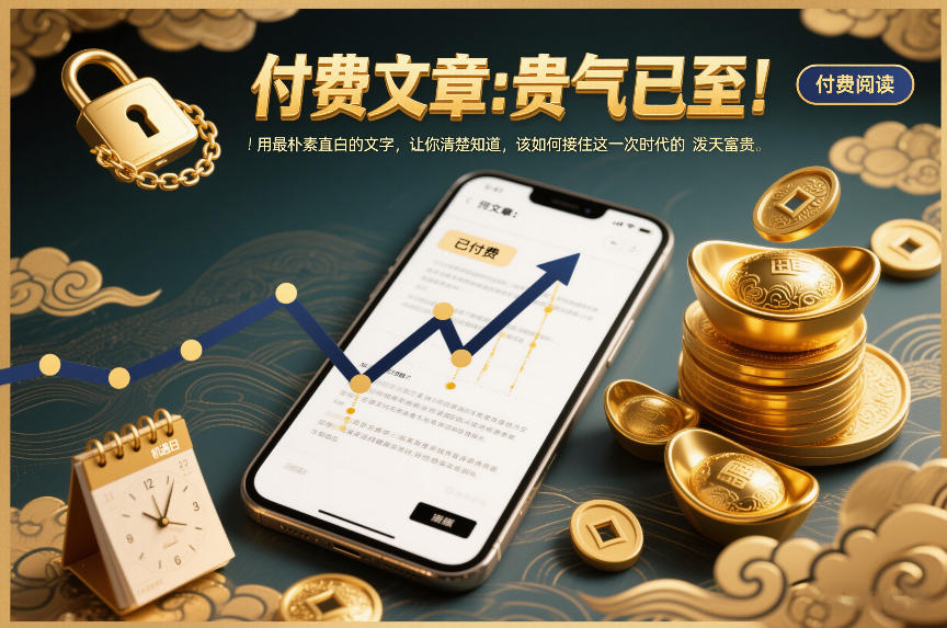付费指南：机遇来临！用朴素直白文字，清楚拆解如何把握时代财富策略