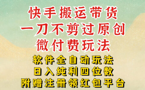 2025快手自动化变现实战：微付费策略与原创过审方法拆解