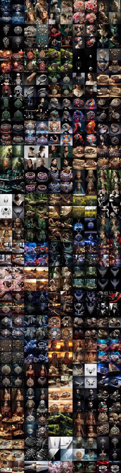 463个Midjourney珠宝摄影提示词：全品类珠宝变现实战指南