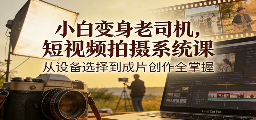 短视频变现全流程攻略：从设备选择到成片创作实战指南