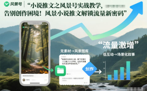2025风景小说推文实战教学：流量变现策略与实操指南