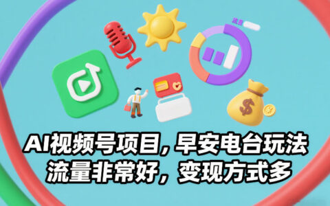 2025AI视频号项目：早安电台玩法实战指南与变现策略