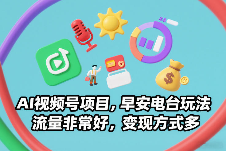 2025AI视频号项目：早安电台玩法实战指南与变现策略