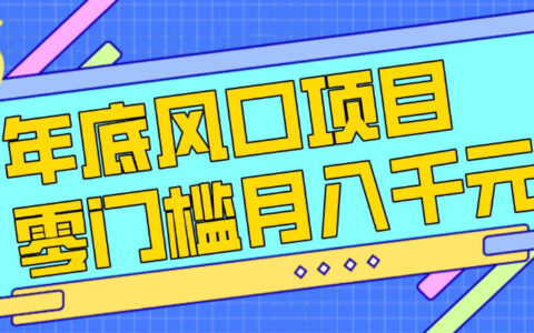 节假日年底风口项目实操攻略：新手简易上手变现思路（附渠道）