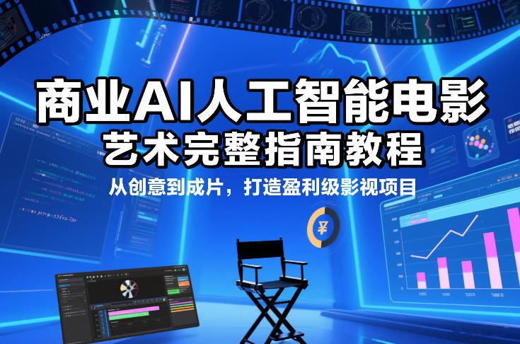 AI电影制作实战指南：从创意到成片，实现影视项目变现