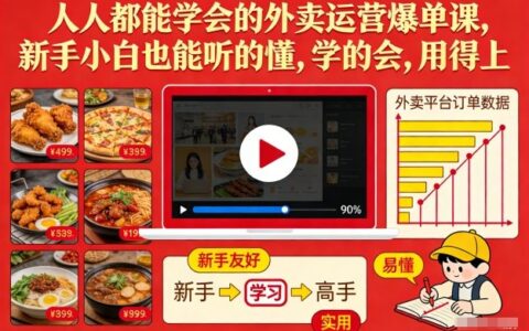 2025外卖运营实战指南：新手也能快速掌握的赚钱策略