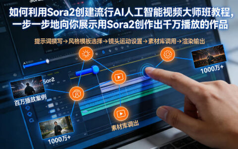 如何利用Sora2打造AI视频变现教程：一步步实操指南，创作高流量爆款作品