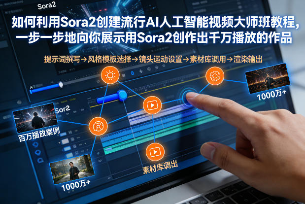 如何利用Sora2打造AI视频变现教程：一步步实操指南，创作高流量爆款作品