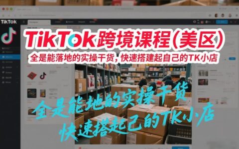TikTok美区跨境实战指南：高效搭建TK小店，实操变现策略