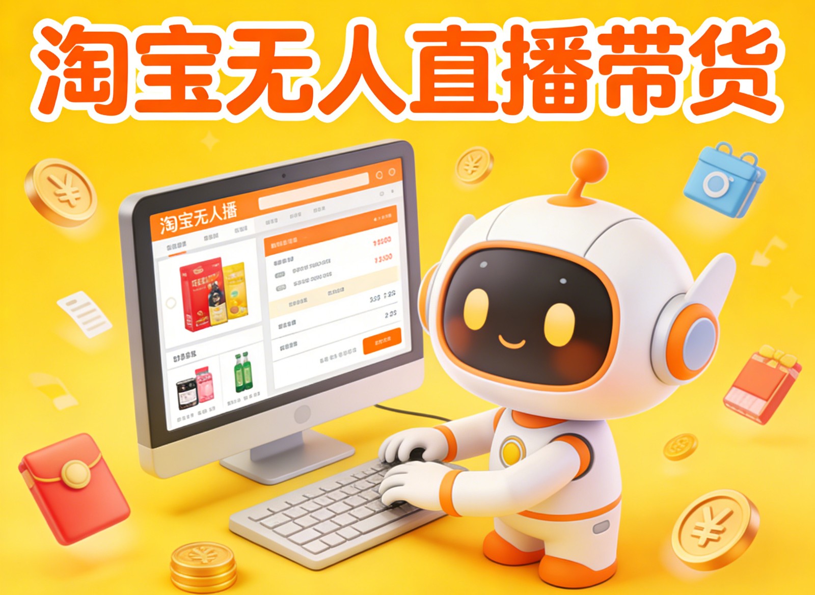 淘宝无人直播带货实操指南：24小时自动变现，不用露脸的被动收入策略
