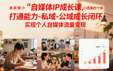 自媒体IP成长实战指南：构建私域公域闭环，实现流量变现