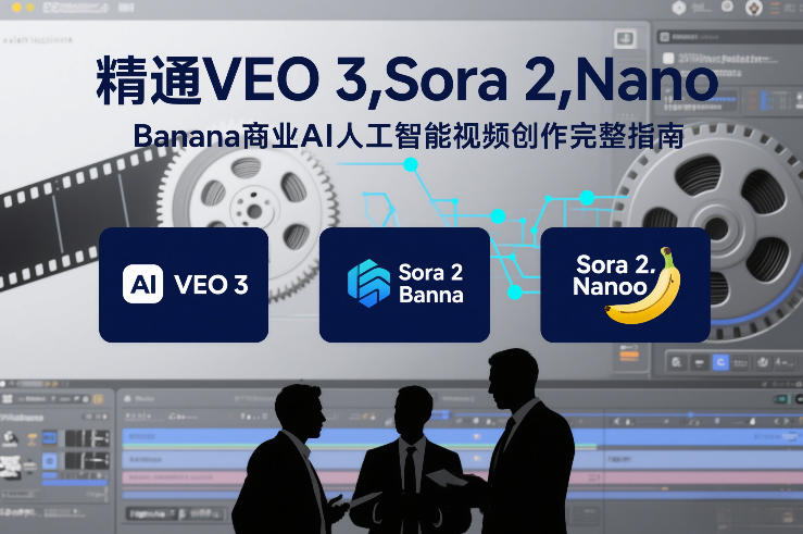 VEO 3、Sora 2、Nano Banana商业AI视频创作变现实战指南