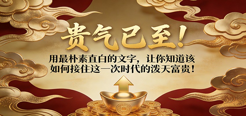 财富变现实操指南：朴素文字拆解，助你接住时代红利！
