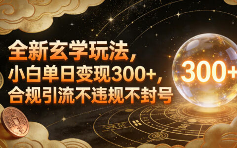 全新实操策略：小白高效变现方法，合规引流不违规指南