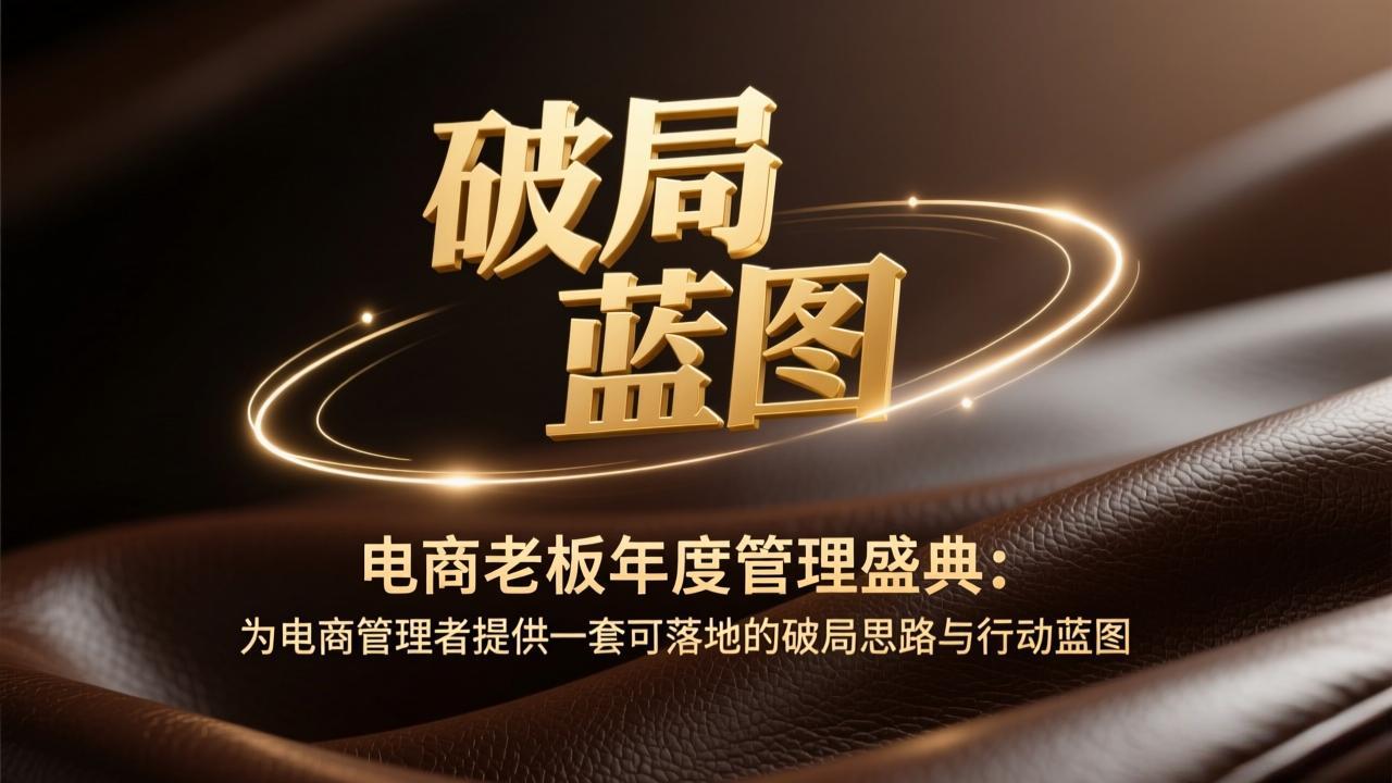 2025电商管理者变现指南：可落地的破局思路与行动蓝图