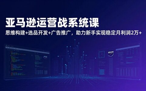 亚马逊运营实战策略：思维+选品+广告实操，新手变现指南（更新）