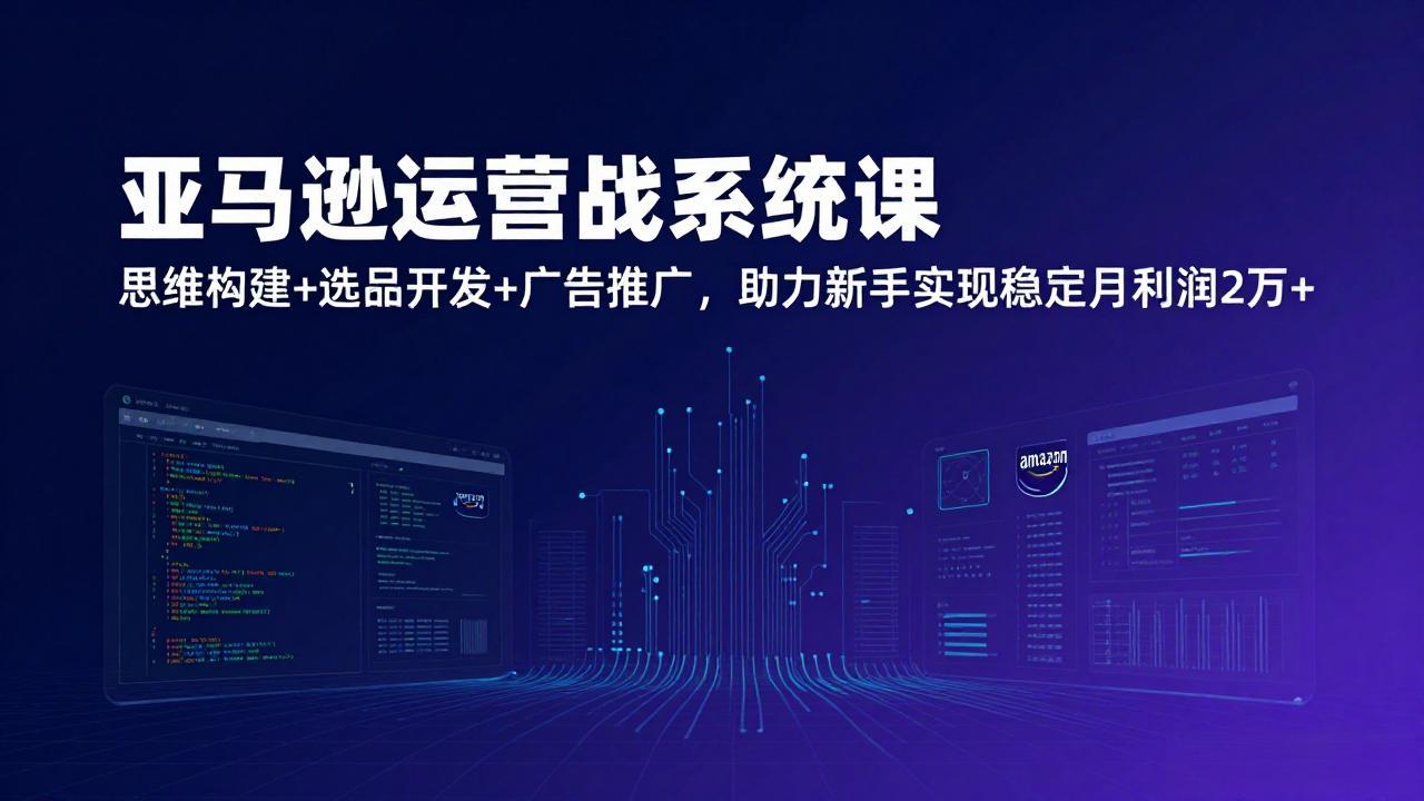 亚马逊运营实战策略：思维+选品+广告实操，新手变现指南（更新）