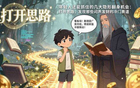 年轻人还能抓住的几大隐藏机会：打开思路，探索冷门赛道变现方法