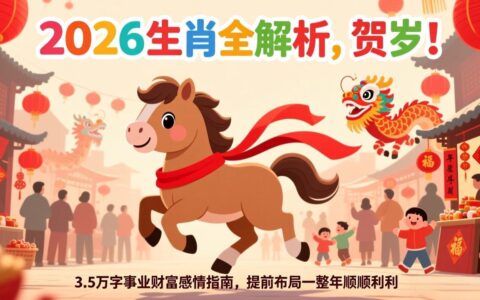 2026生肖财富攻略：3.5万字事业感情实操指南，全年布局被动收入方法