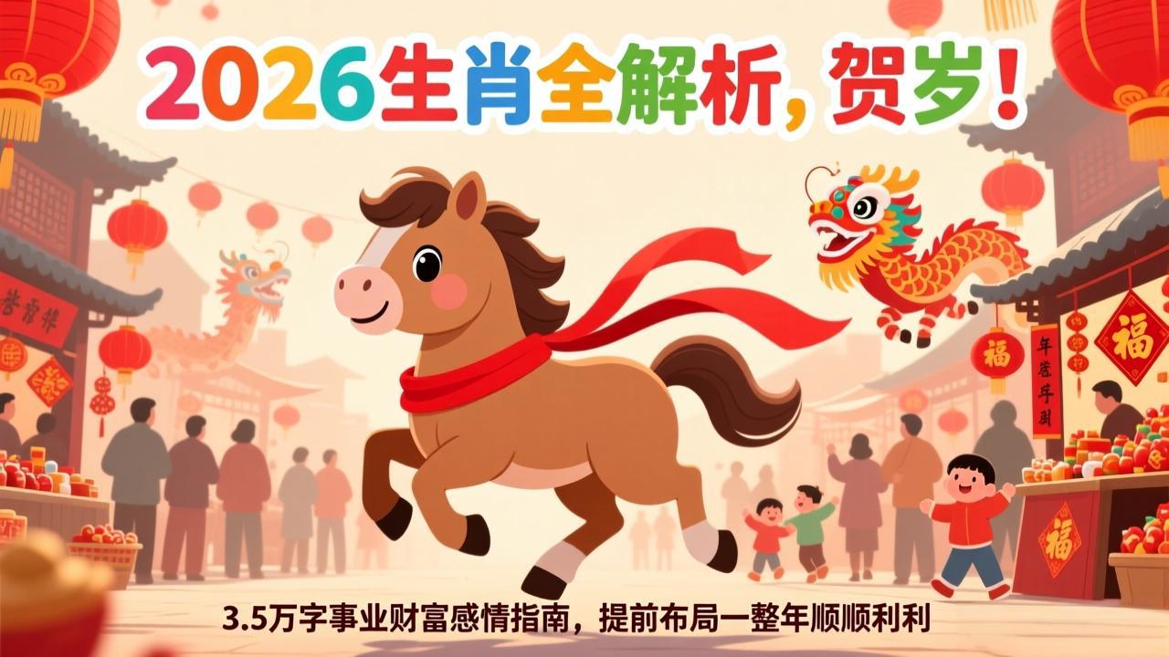 2026生肖财富攻略：3.5万字事业感情实操指南，全年布局被动收入方法