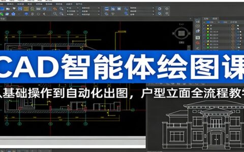 2025CAD绘图自动化实战教程：户型立面全流程变现方法