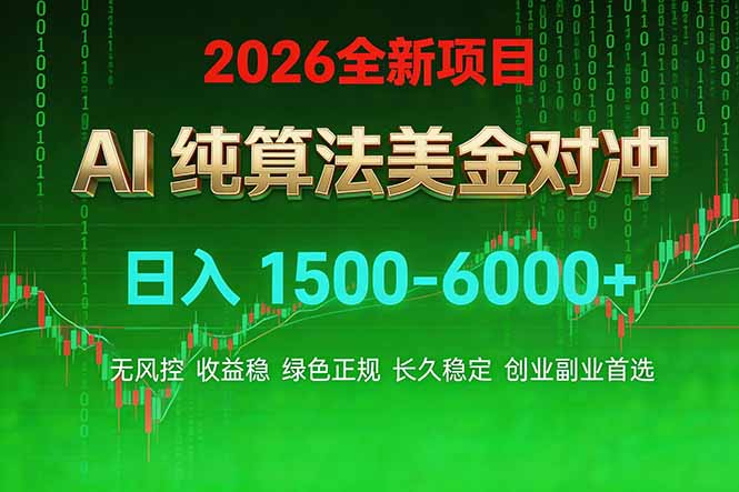 2026 全新美金对冲策略：纯算法实操指南与被动收入案例拆解