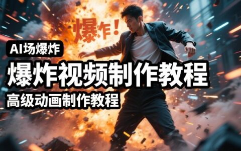 AI场景视频制作变现教程：实战利用人物实拍打造高级动画特效