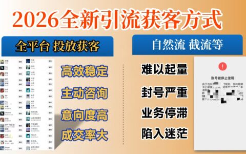 【首发】实操指南：利用投放打破获客壁垒，实现被动收入与事业升级