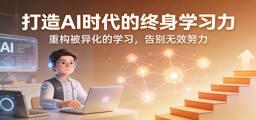AI时代终身学习力变现指南：重构高效学习策略，告别无效努力