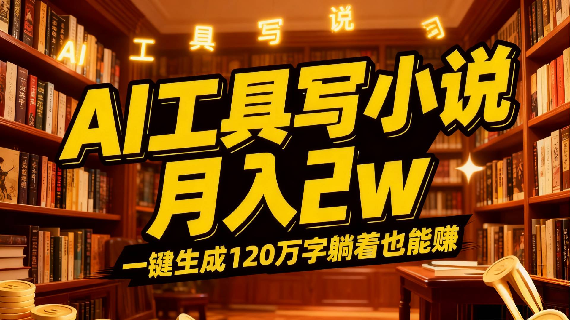 2026年AI写小说变现实操指南：一键生成小说，打造被动收入策略
