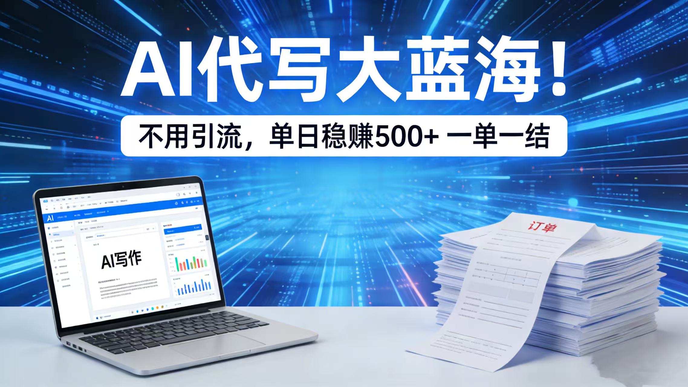 2025AI代写变现新思路：免推广项目实测，即时结算攻略