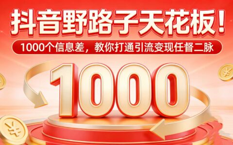 抖音引流变现实战攻略：100步骤0个信息差高效拆解指南