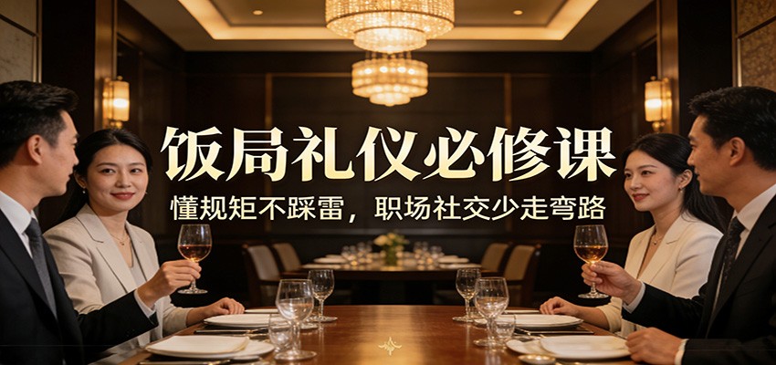《饭局礼仪变现实战：懂规矩不踩雷，职场社交多赚收入》
