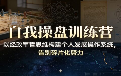 实战训练营：以经政军哲思维构建个人发展操作系统，实现被动收入