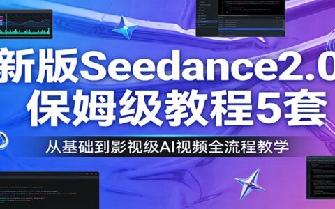 新版Seedance2.0保姆级教程5套：AI视频全流程变现实战指南