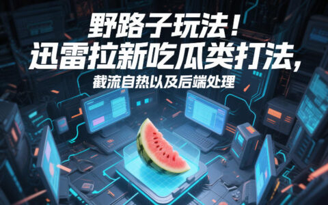 2025迅雷拉新实战策略：吃瓜类流量截取与后端变现指南