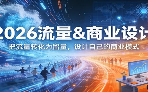 2026流量&商业设计：流量转化变现与商业模式实战指南