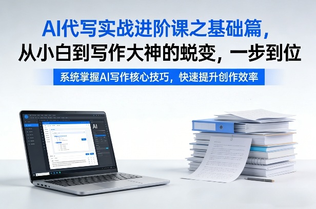 2025AI代写实战进阶课基础篇：新手写作变现的实操指南