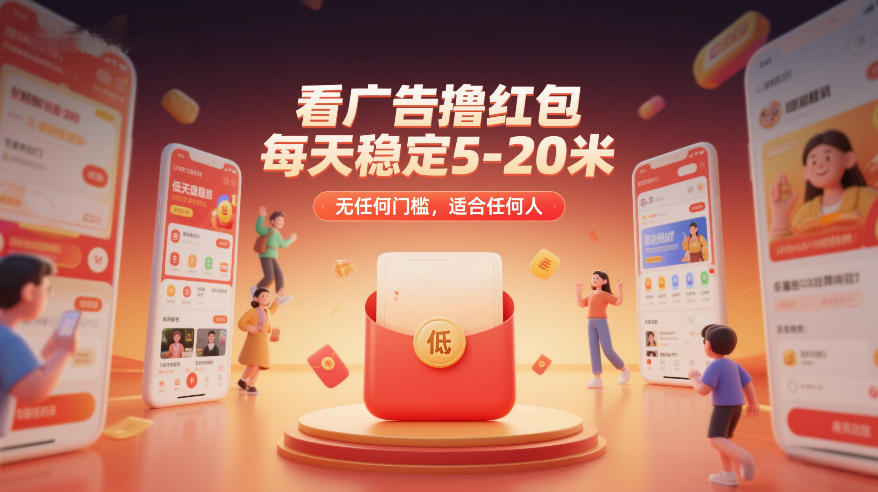 广告收益实战方法：实测每天赚取5-20元，低门槛操作指南