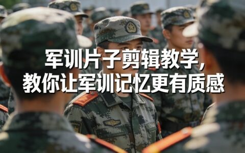 2025军训片子剪辑实战教程：提升记忆质感与变现方法