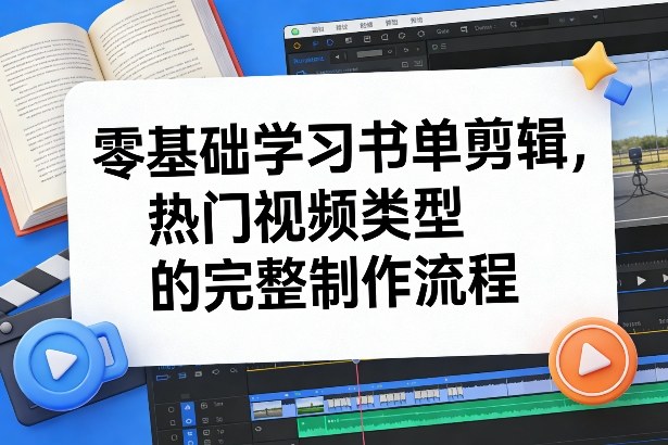 零基础书单剪辑变现指南：热门视频类型完整制作流程（2026更新）