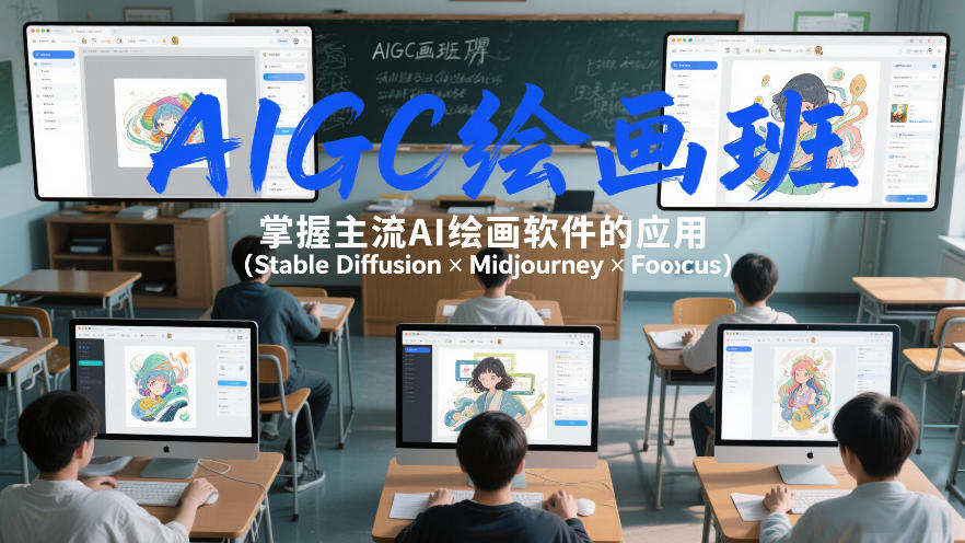 AI绘画变现实战：掌握Stable Diffusion、Midjourney与Fooocus应用指南