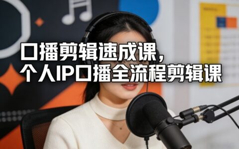 2025个人IP口播剪辑实战教程：全流程变现指南