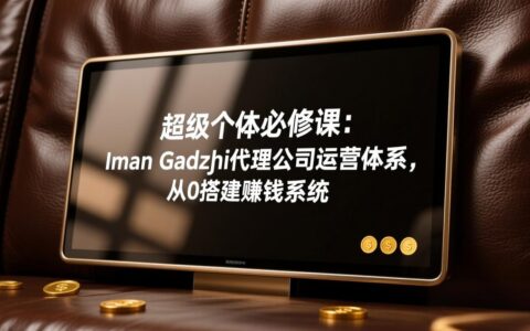 超级个体实战攻略：Iman Gadzhi代理公司运营方法，从0搭建变现系统