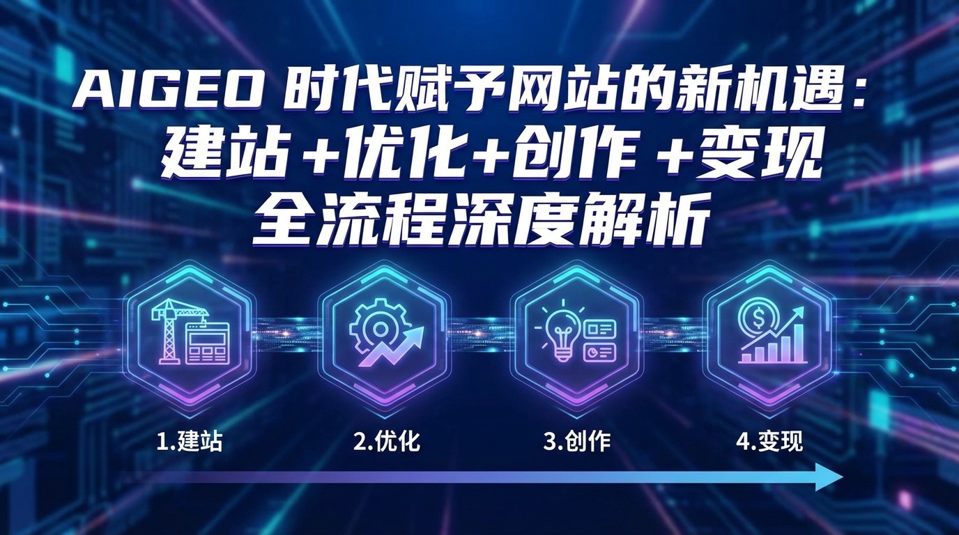 AIGEO+时代网站变现策略：建站优化创作全流程实战拆解指南